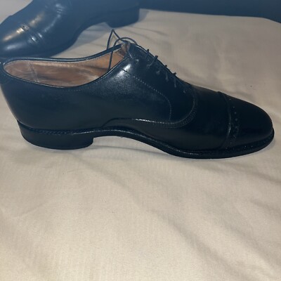 Allen Edmonds Byron Oxford Cap Toe Black Mens Dress Shoes  display picture 1