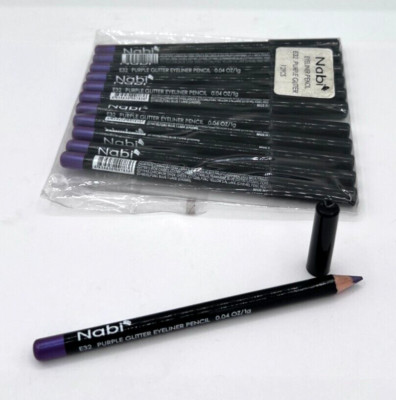 NABI EYELINER PENCIL E32 PURPLE GLITTER 0.04 OZ 12 PACK