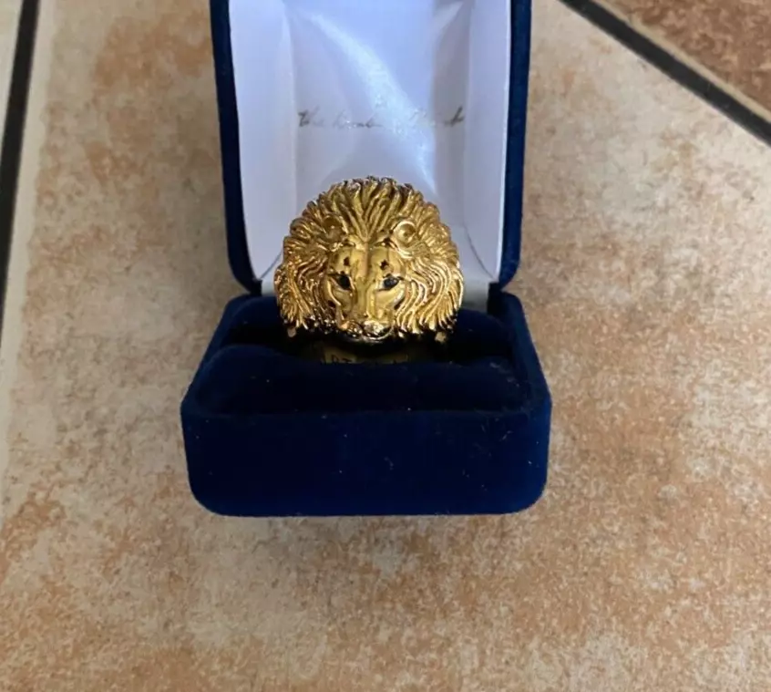 Bradford exchange lion ring sale