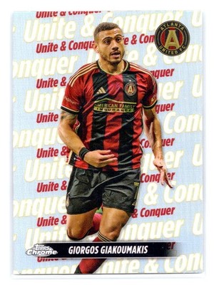 2024 Topps Chrome MLS #TT-5 Giorgos Giakoumakis Team Tags Atlanta United
