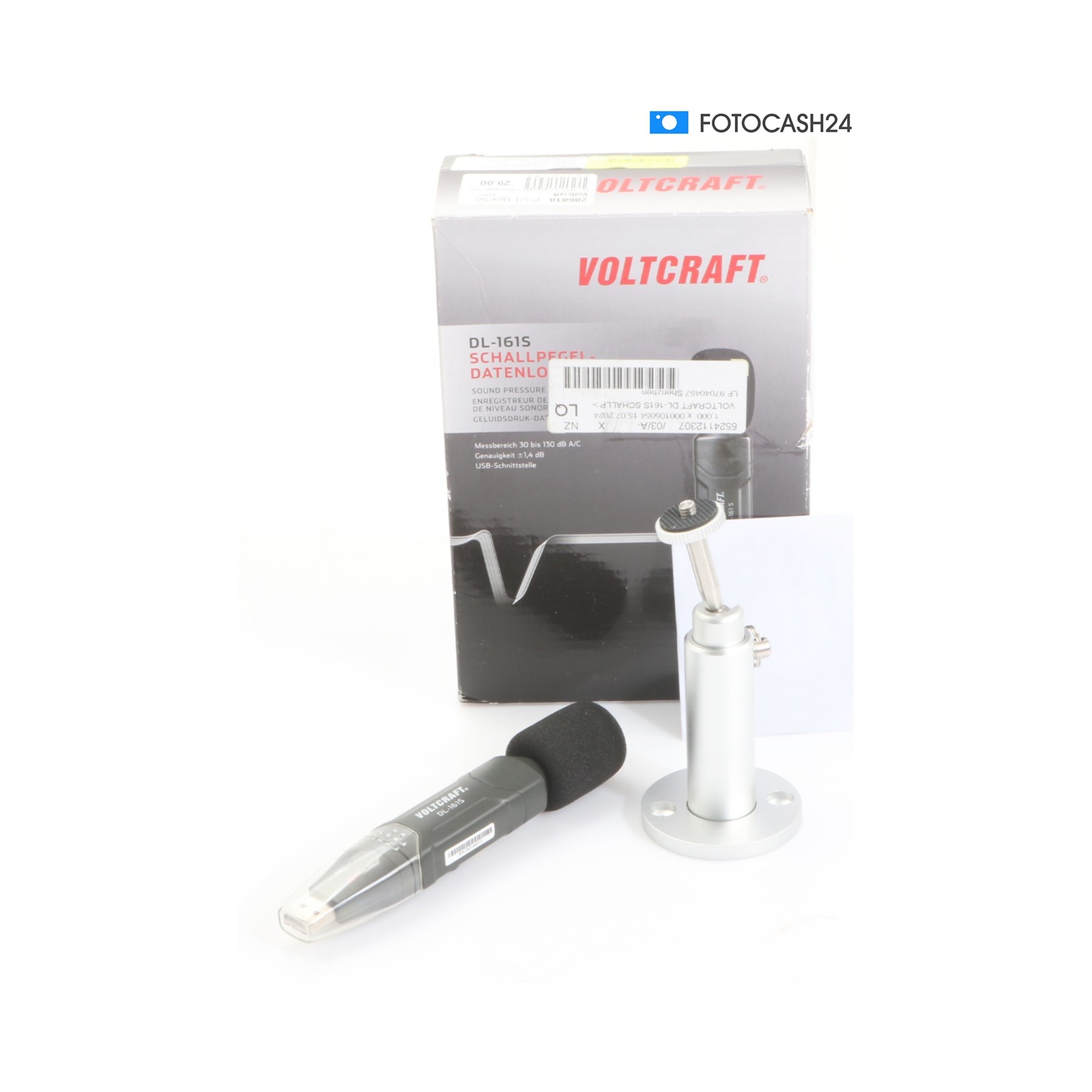 Voltcraft DL-161S Sound Level Data Logger Measurement Size... + Defect (286818)