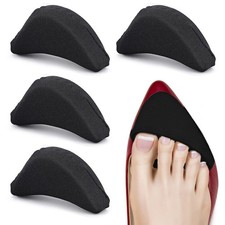 2 Pairs Soft Sponge Shoe Filler, Toe Plug Foot Brace for High Heel Shoes  Ad...