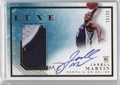2015-16 Panini Luxe Rookie Memorabilia Prime 15/25 Jarell Martin Auto RC 0f8