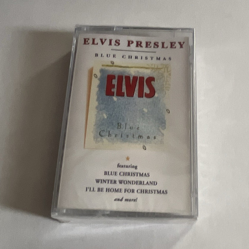 Elvis Presley Blue Christmas Christmas Album Cassette Tape Standard Jewel Case