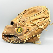 Vintage Wilson The A2000 XL Dual Hinge RHT Leather Baseball Glove Made in USA