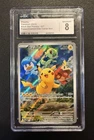 Pokemon 2023 Pikachu 027 Black Star Promo Paldea Evolved ETB CGC 8