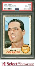 1968 TOPPS #99 ROCKY COLAVITO WHITE SOX PSA 10