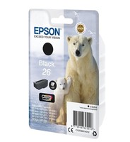 Original Epson 26 Schwarz XP-510 XP-520 XP-600 XP-605 610 Datum 2019-2020 Ovp