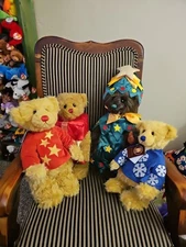 Charlie Bears Christmas Lot Of 4 Balsam Tokens Jingle Belle Silent Night New Nwt