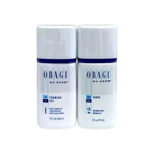 OBAGI NU-DERM FOAMING GEL 2oz & TONER 2oz - SALE SALE SALE !