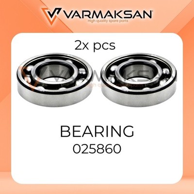 NEW CARRARO 025860 BEARING PACK OF 2 / NEW CARRARO 25860 BALL BEARING - 2x PCS