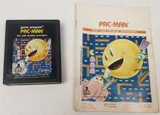 Atari 2600 Pac-Man CX2646 Game Cartridge 1981 with Instruction Manual NO BOX