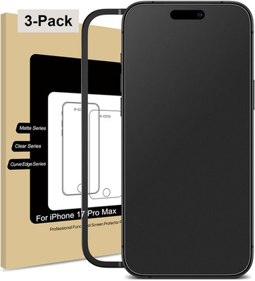 #ad 3 Pack Clear Privacy Matte Screen Protectors for iPhone 17 Pro Max 17 Air 17 $9.99