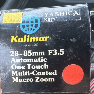 Kalimar MC Auto Zoom 28-85mm f/3.5 Macro Lens for Yashica, Multi-Coated