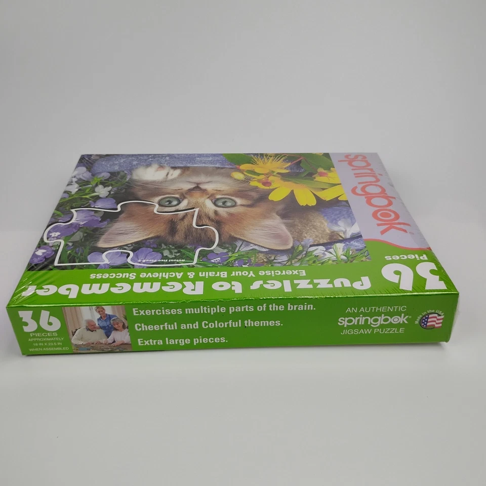 Springbok Puzzles to Remember GARDEN HELPER 36 Extra Large Pieces Dementia NEW - Image 4 of 4
