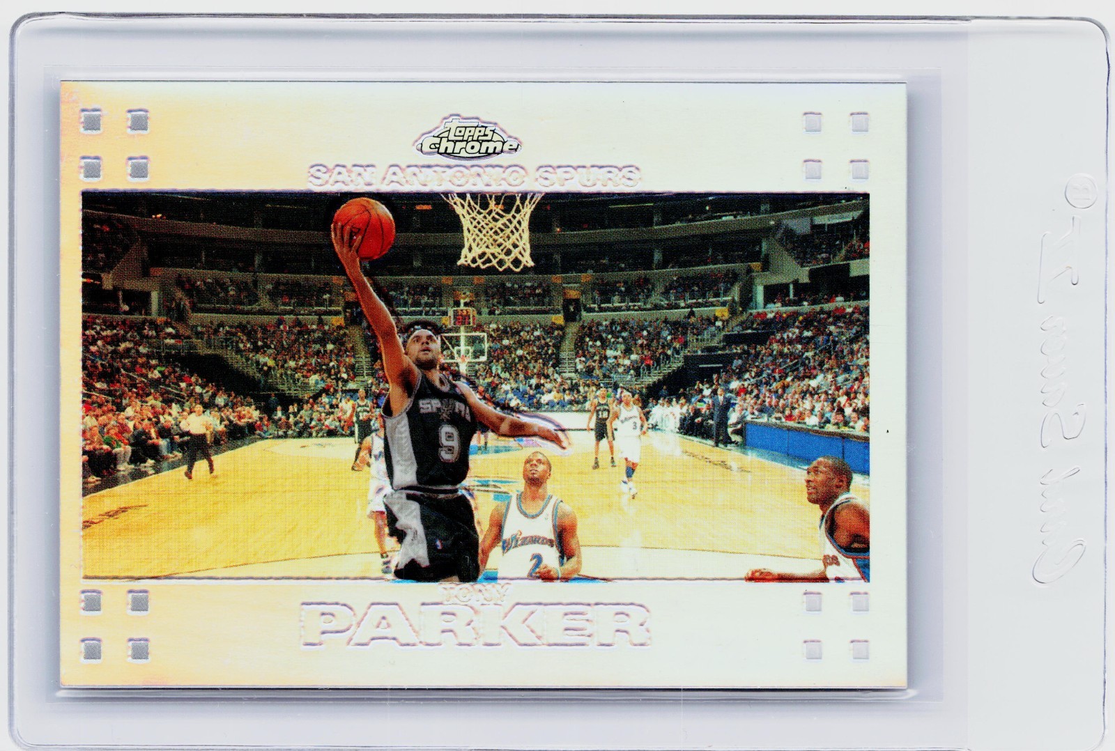 2007-08 TOPPS CHROME REFRACTOR #36 - TONY PARKER #ED 457/999