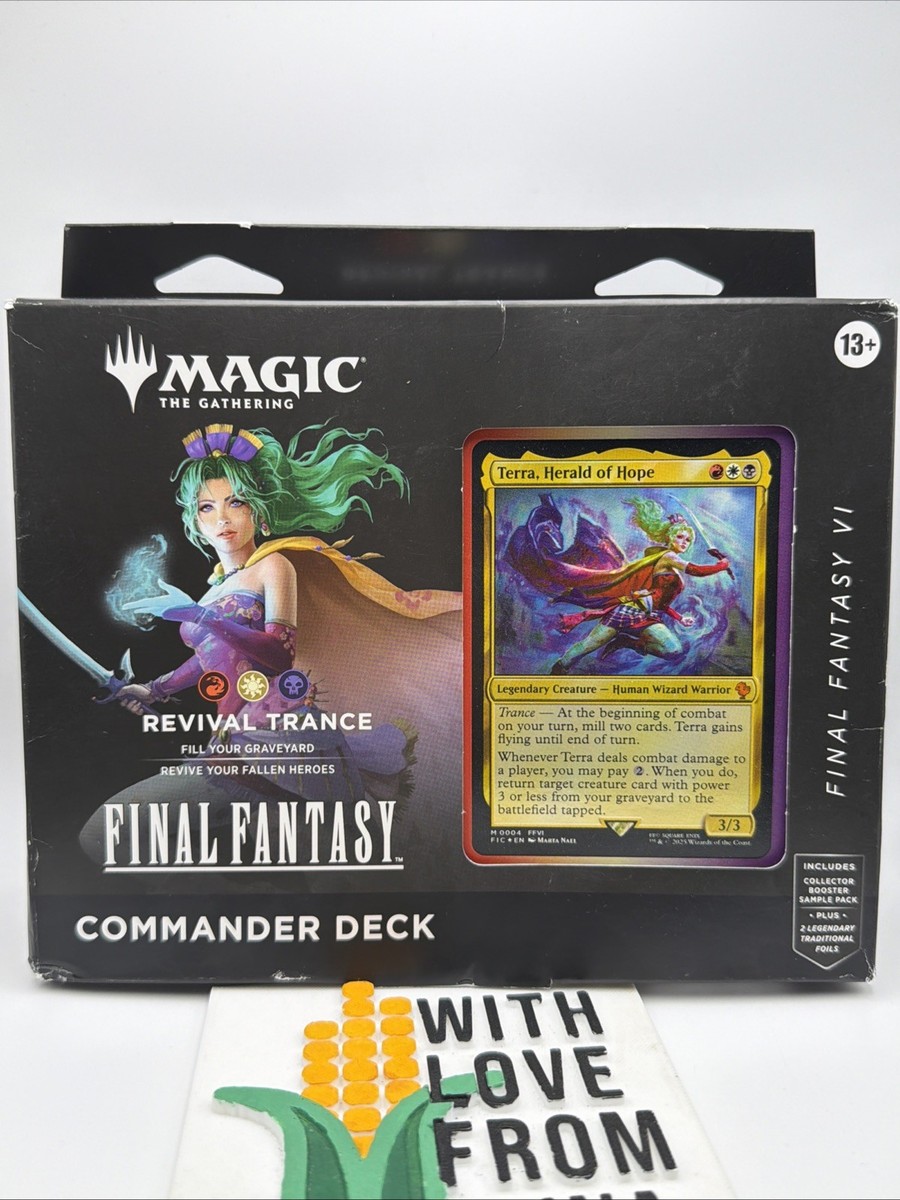 MTG Final Fantasy Commander Deck Revival Trance, Sealed Box is Worn | eBay