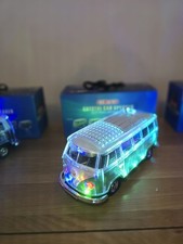 Camper Van Crystal LED Car Speaker with USB Bluetooth Radio WS-267BT