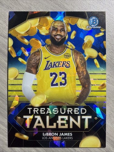 2025-26 Bowman Chrome Sapphire LeBron James Treasured Talent SSP TTN-10