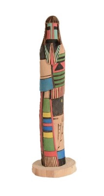 Hopi Kachina Puppe Größe 10,5 Zoll H signiert B. L. Ben Lomakema