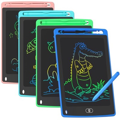 4 Pack LCD Writing Tablet for Kids, 8.5 Inch Colorful Doodle Board Drawing Table
