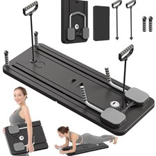 Pilates Board - Pilates Reformer Set, Multi-Purpose Foldable Pilates Reformer...