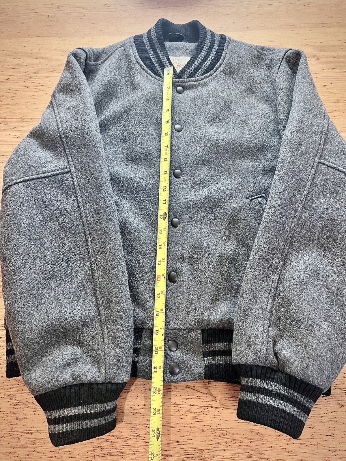 Dehen 1920 Wool Varsity Jacket Medium - image 6