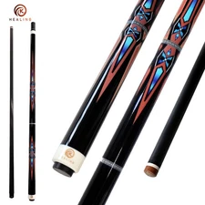 Carbon Fiber Pool Cue,14mm Tip 58''break cue Billiard black technology Accuracy