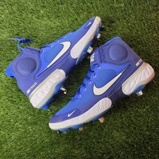 Size 13 Nike Baseball Cleats Alpha Huarache Elite 3 Mid Blue