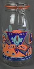 The Arizona Pistachio Company, Le Parfait Super Jar, 2 Liter, Swing Top