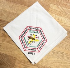 1974 OA Section NE-1B Conference Neckerchief Passaquo@ Lonetree (FREE Shipping)