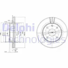 Disque de frein Daewoo EVANDA