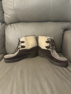 Ski- Lounger Vintage 60s 70s Italian Made Womens Ski Boots, size 39/8