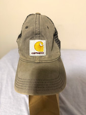 Carhartt Trucker Hat Mesh Back Adjustable Solid Beige/Brown One Size Men