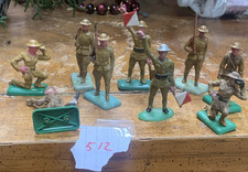 Beton Made in USA Plastic Infantry Toy Soldier Figures Lot Boys Girls