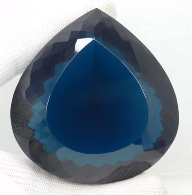 Huge 709.55 Ct Natural Bluish Green Grandidierite Pear Shape Certified Gem