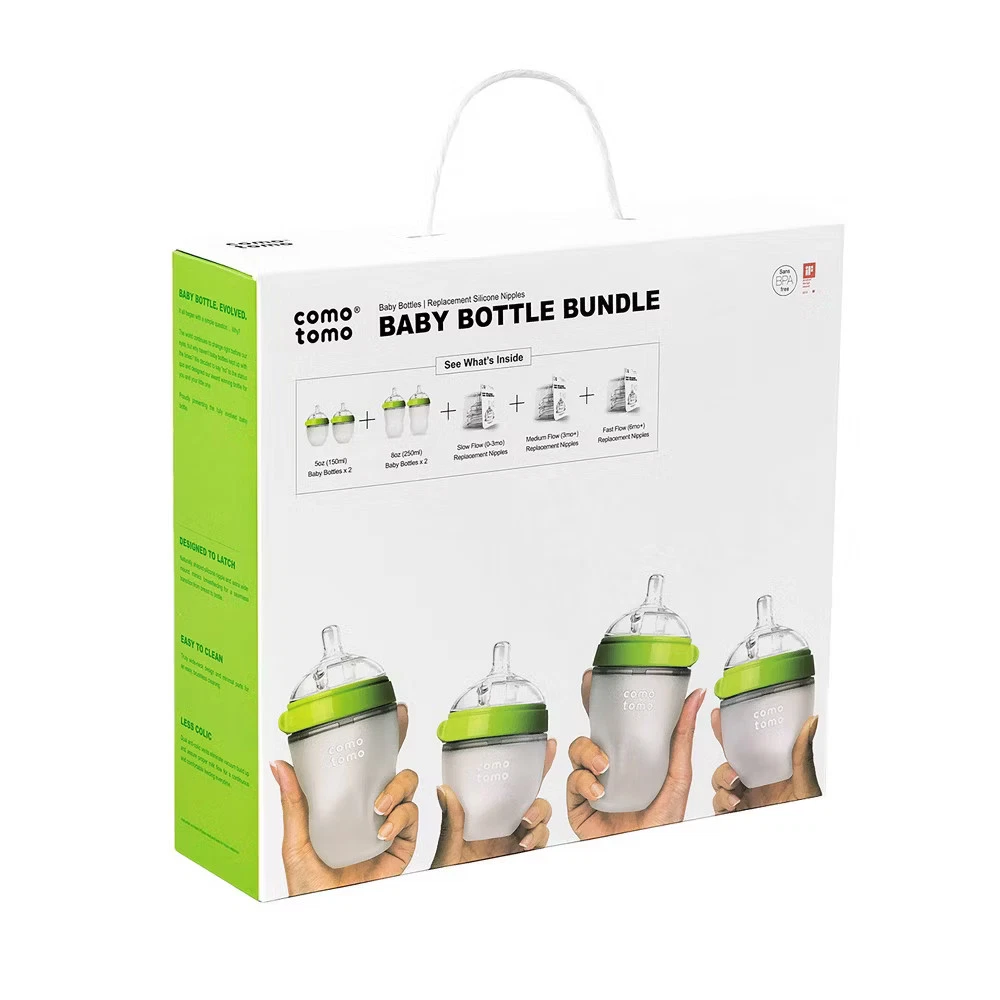 Comotomo Baby Bottle Gift Set - Green - 10ct
Opens in a new window or tab