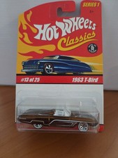 Hot Wheels Classics Series 1 1325 1963 T-bird In Spectraflame Dark Gold