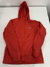 Columbia Kids Watertight Omni-Tech Jacket-Mountain Red/Shark Size M 10-12 