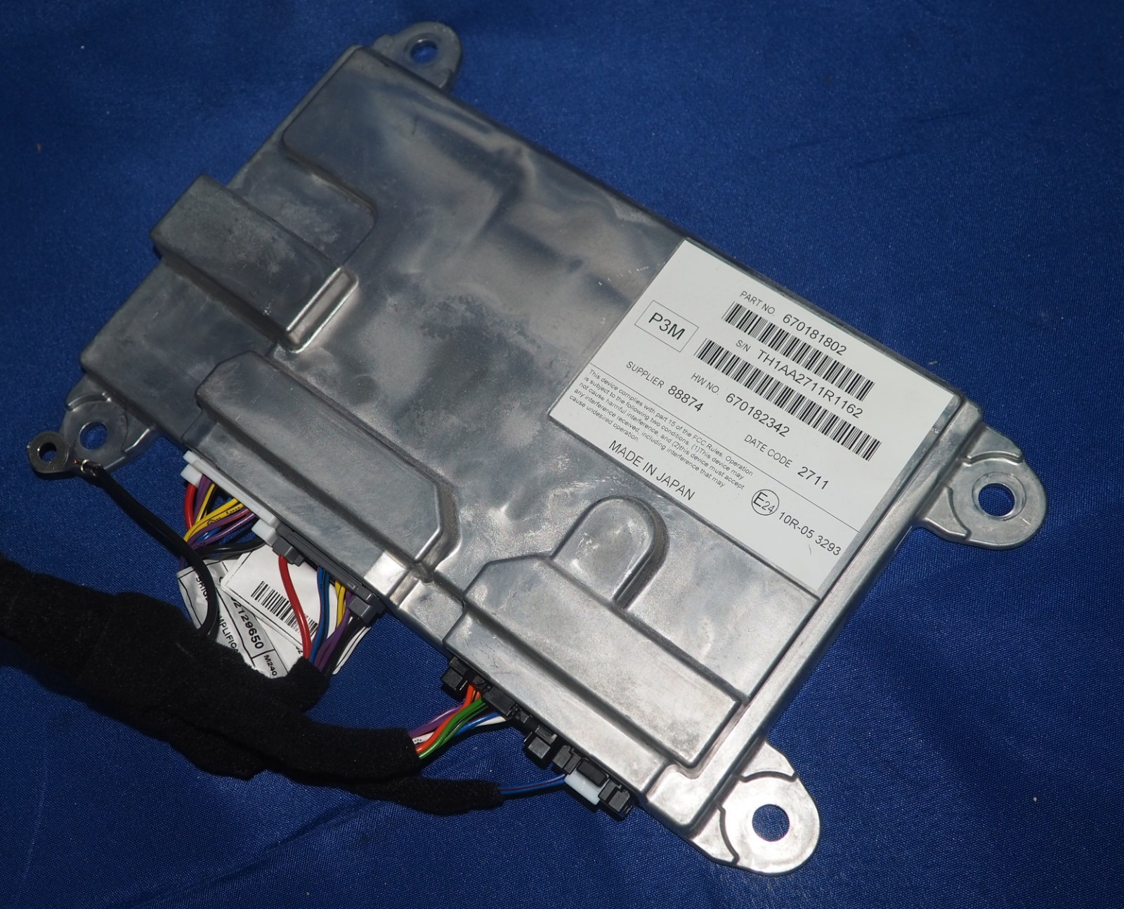 2022-2026 Maserati MC20 MCPura Base Audio Amplifier W/Harness OEM 1500 Miles!