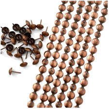 Decorative Copper Upholstery Tacks Strips, 10m Roll