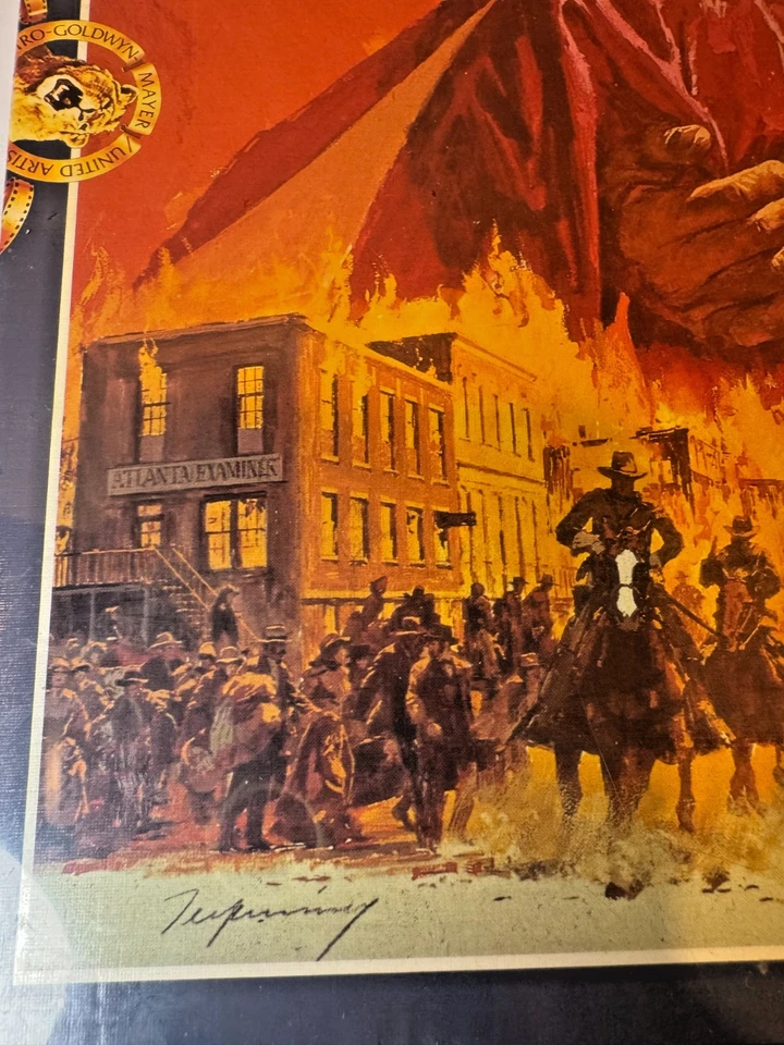 FX Schmid Gone With The Wind Puzzle NEW Sealed Scarlett and Rhett Poster - Image 3 of 4