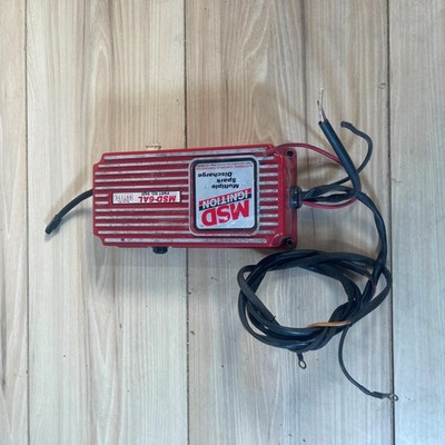 MSD 6AL 6420 Analog Multiple Spark Discharge CD Ignition Box Red RPM Limiter