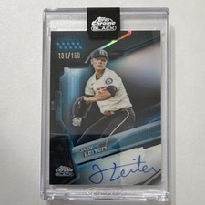 Topps 2026 Chrome Black Jack Leiter CBA-JLE Autograph 131/150 Rangers MLB Card