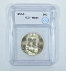 1952-S Franklin Half Dollar MS64 ICG *3890