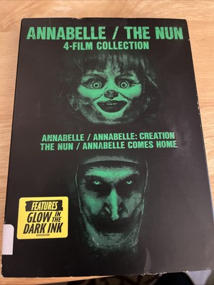 Annabelle / The Nun 4-Film Collection DVD Rare Glow in the Dark Slipcover Sealed