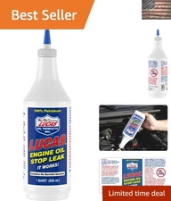 Stop Engine Leaks with Lucas 1 Quart Oil Stop Leak - Reduces Noise & Consumption