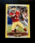 2014 Topps Steve Johnson Gold #/2014 SP #329 Football Card San Francisco 49ers