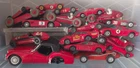 VINTAGE DIECAST TOY RED RACING & SPORTS CAR JOB LOT DINKY CORGI & MATCHBOX etc