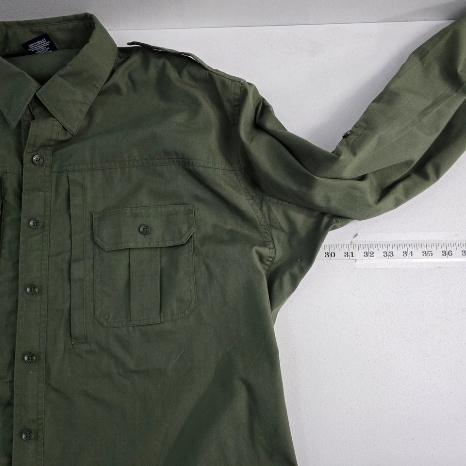 Propper XXL 长袖纽扣橄榄绿色军用实用衬衫 — 第 3/4 张图片